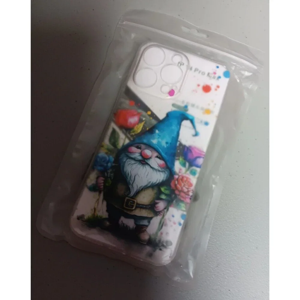 Creative Red Rose Blue Hat Villain Print Mobile Phone Case Iphone 14 promax